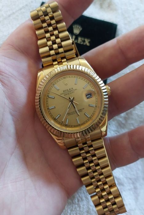 Automatic Rolex Ceas Watch Perpetual Datejust Ful Gold ATM Auriu Nou