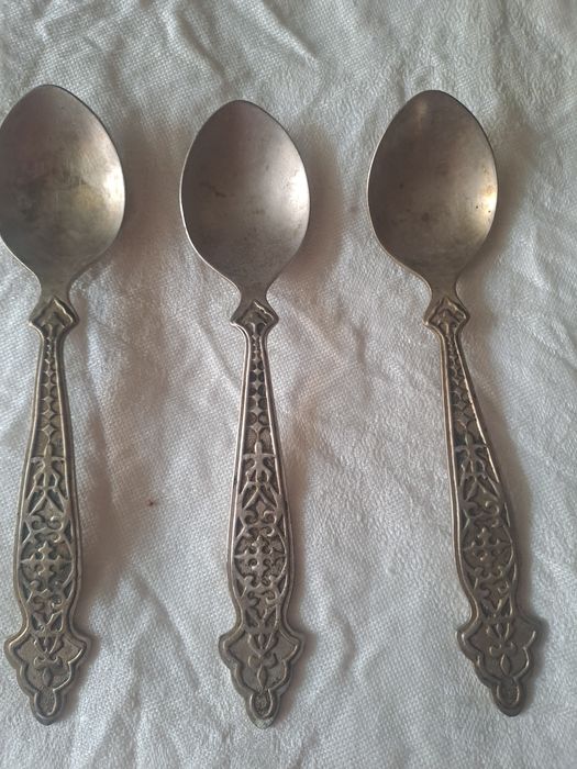 Ложки десертные мельхиор