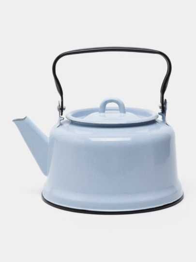 Эмалированный чайник 3,5 литра производства Россия, новый чайник.