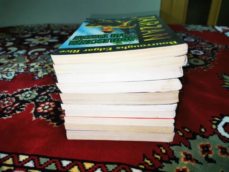 TARZAN colectie COMPLETA set 10 volume Edgar Rice Burroughs Europontic