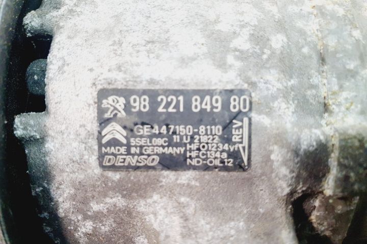 Compresor clima ac 1.2 vti hm01 9822184980 Citroen C3 3 seria