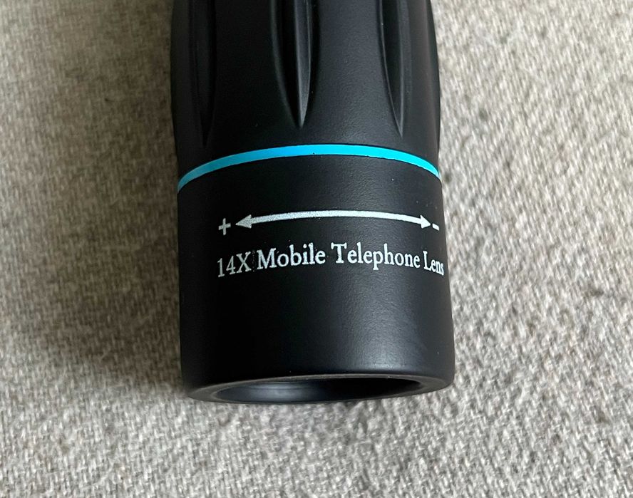 Lentila telescopica 14X pentru telefon mobil zoom optic universal