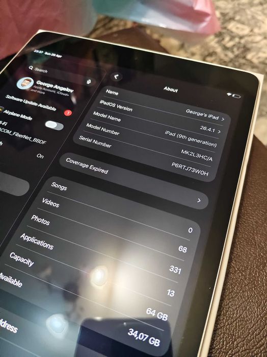 Таблет Apple iPad 10.2" (9th gen) 64gb