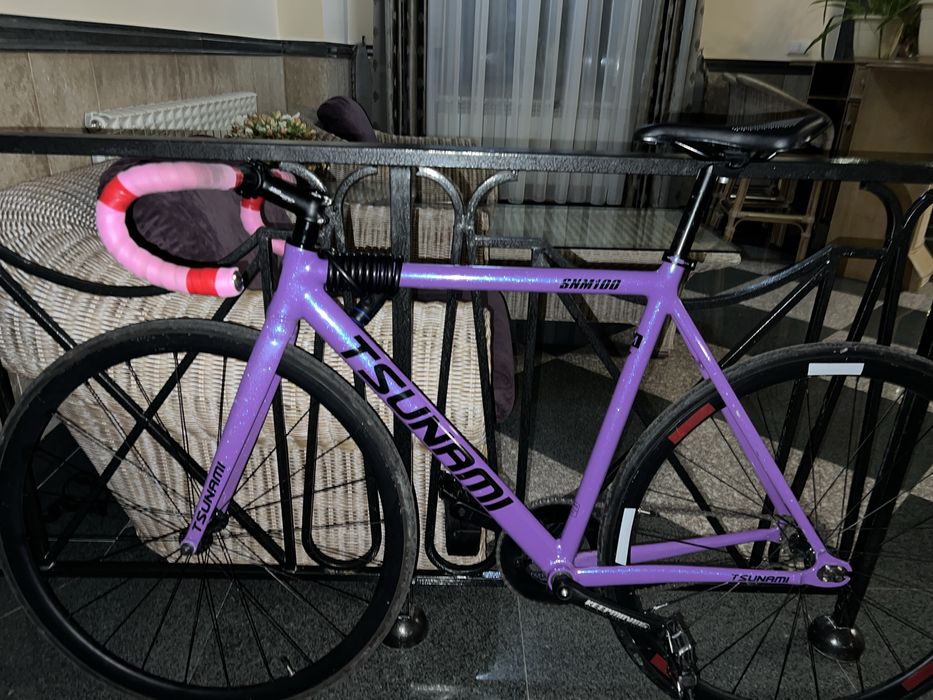велосипед фикс, fixed gear Tsunami