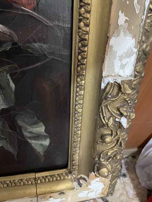 Tablou Vechi Natura morta cu fructe , Semnat