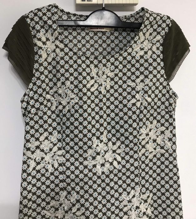 Rochie marime 40 rochie kaki marime 40 rochie broderie 40 rochie cachi