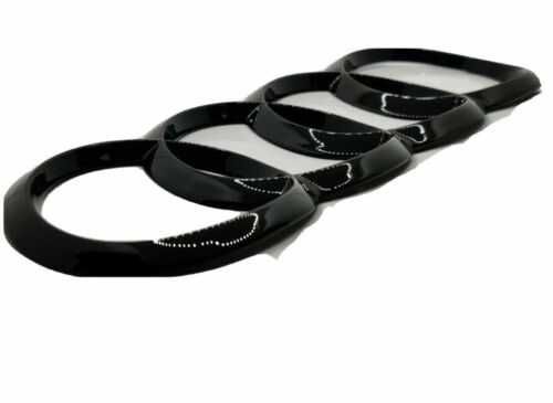 Emblema Semn Logo Negru Grila Spate Audi A3 A4 A5 A6 A7 A8 Q3 Q5 Q7 Q8