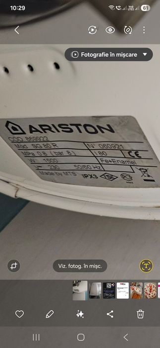 Boiler Ariston 80 l