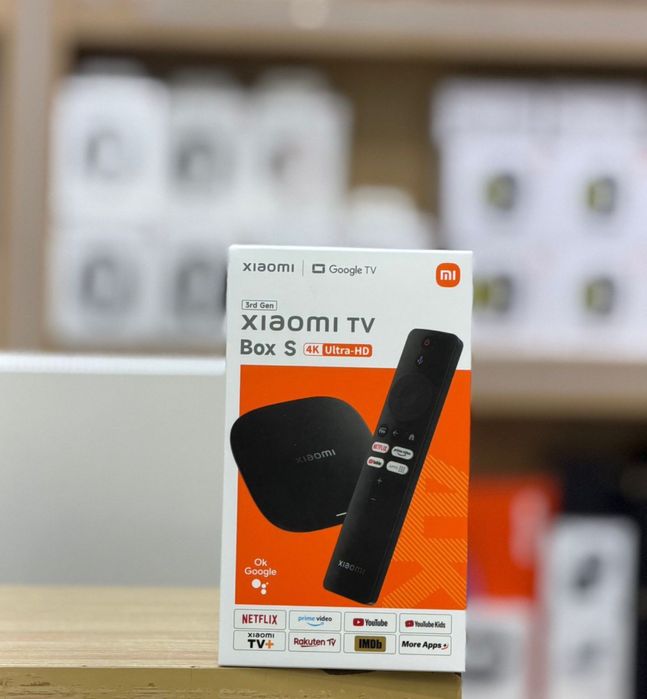 Приставка Mi box S 4K ultra HD 3- avlod 3-поколение