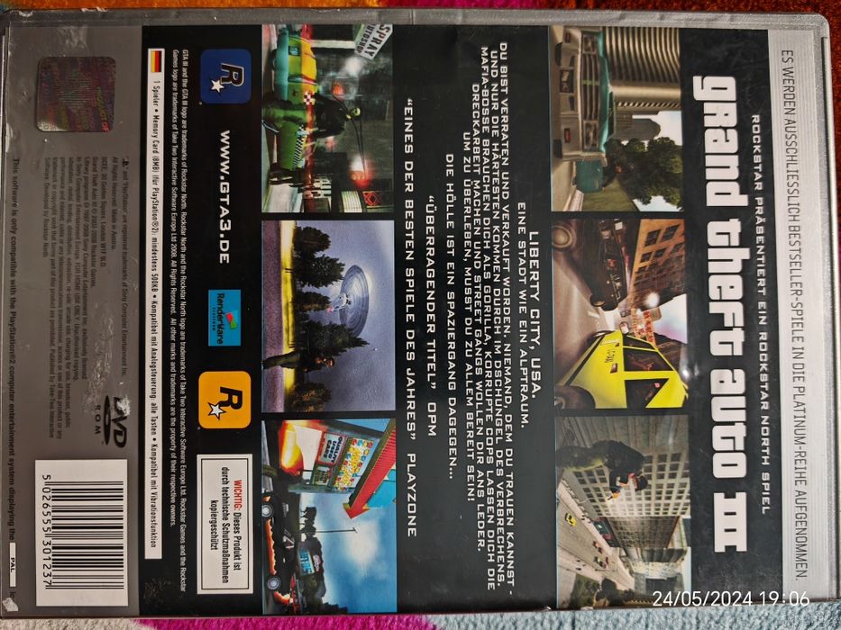 Grand Theft Auto III 3 playstation 2