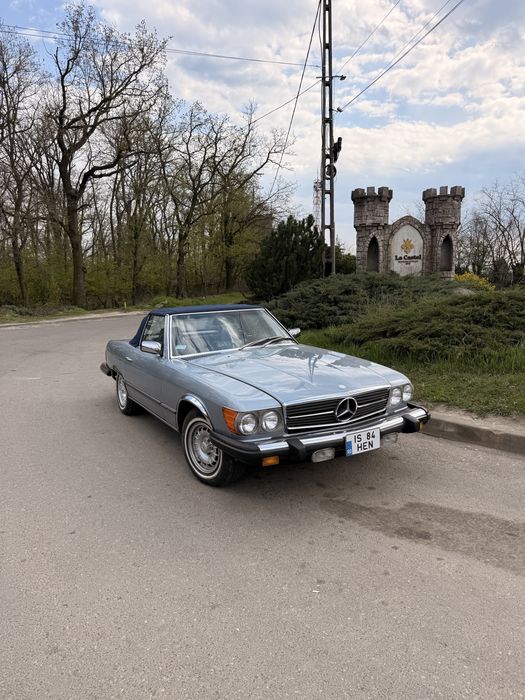 Mercedes SL380 R107 w107 impecabil ca nou  Roadster 1983 cabrio atestat vehicul istoric