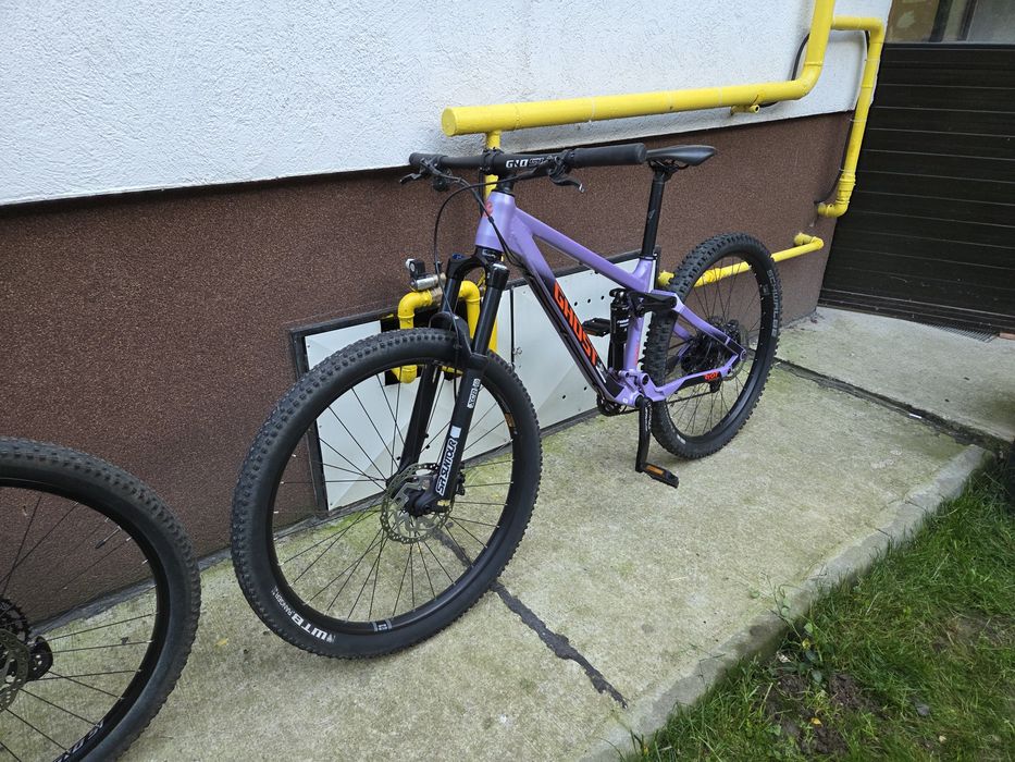 Bicicleta MTB Ghost Nirvana si GHOST Riot Youth Pro roti 27,5 cadru marimea S si XS Full Suspension