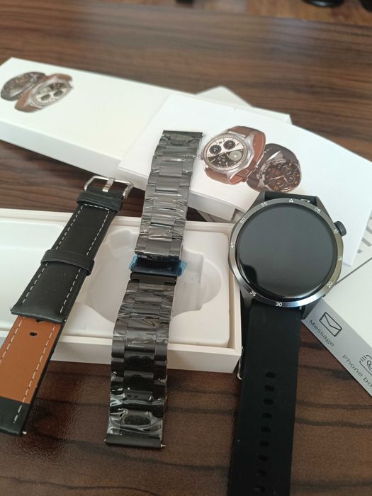 SMART часовник графитен цвят - 3 верижки