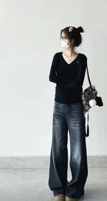 джинсы клёш y2k.