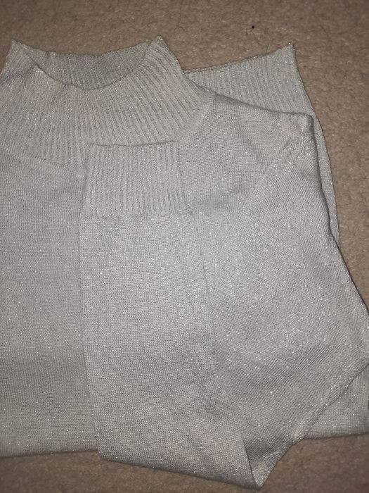 Водолазка серая, с блёстками, s, 99.000 uzd