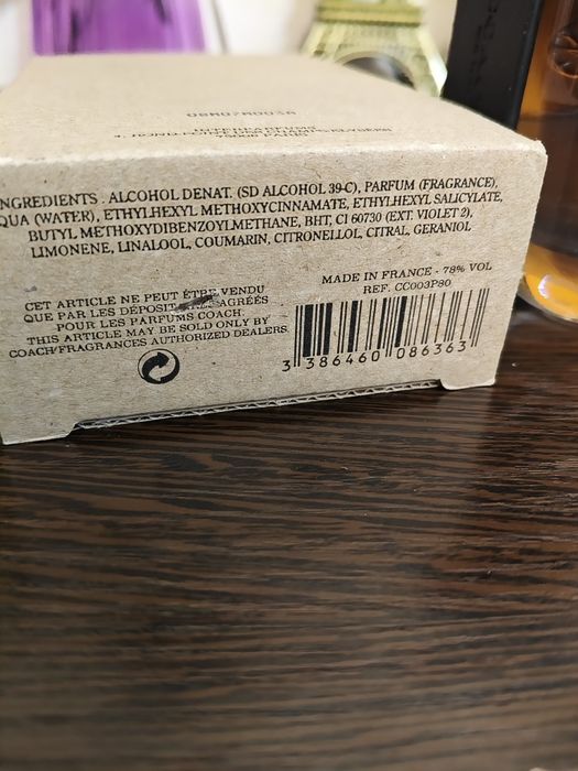 Мужской парфюм Coach for men