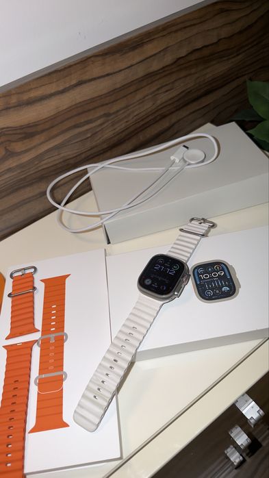 Apple Watch Ultra 2 49mm GPS + Cellular | 2 Curele Originale Apple | Full Box - Sanatate baterie 88%