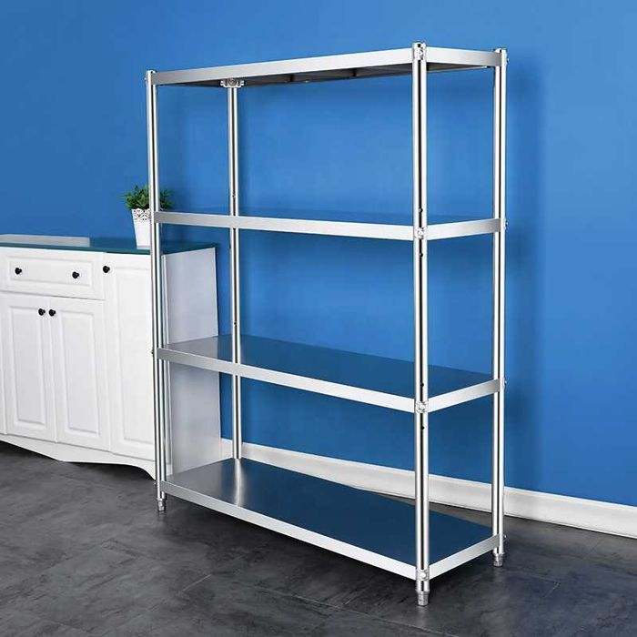 Рафт за мокри помещения 4 лавици,различна височина НОВО