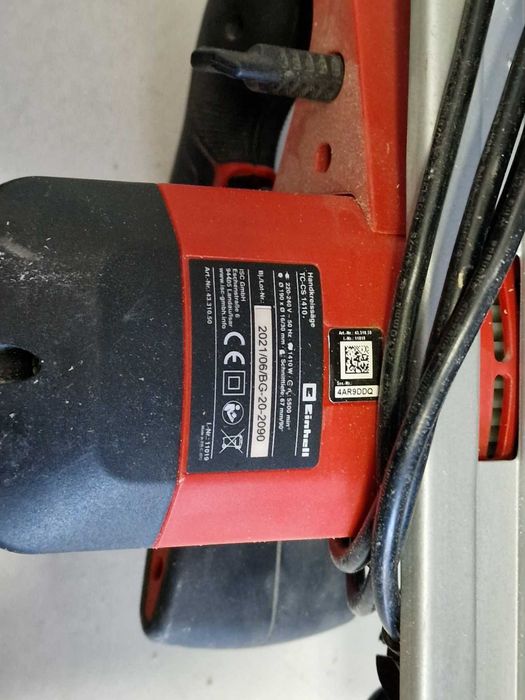 Ръчен циркуляр Einhell TC-CS1410, 1410 W, Ø 190 x Ø 30 мм