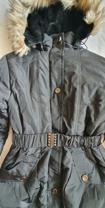 Дамско дълго яке с качулка