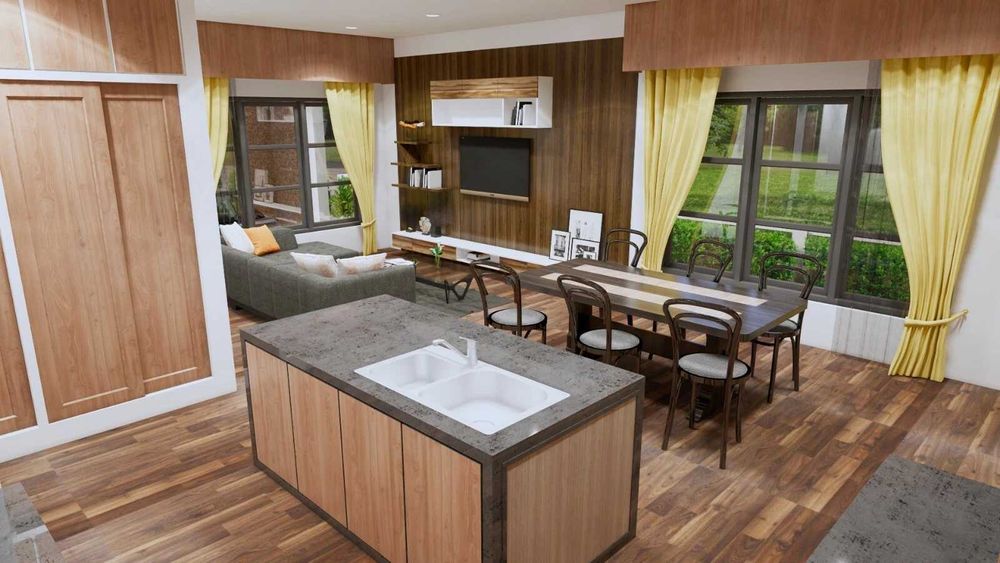 НА ИЗПЛАЩАНЕ - Луксозна сглобяема къща с 2 спални, 144 кв. м