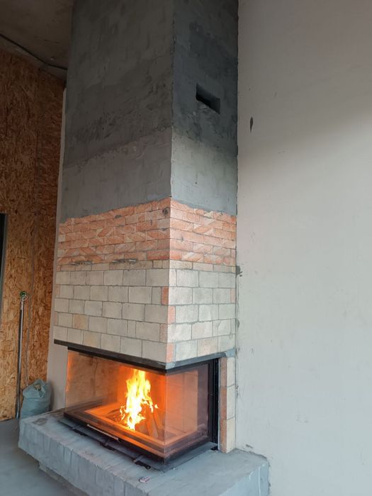 Каминная топка «PRO-992»,камин 3 стекла,отопление,печь,обогрев,kamin