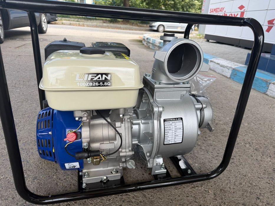 Бензинова водна помпа Lifan 4" – 9 к.с. с 1 година гаранция
