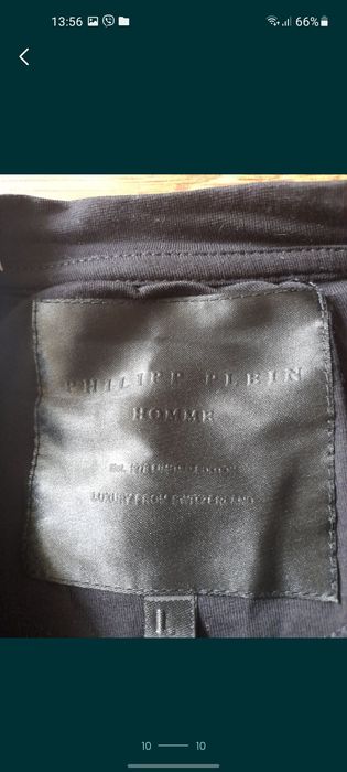 PHILIPP PLEIN- OF WHITE мъжки тениски L размер.
