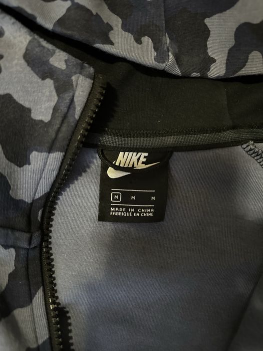 Nike Sportswear Tech Fleece Blue Camo Оригинално! CJ5975-464