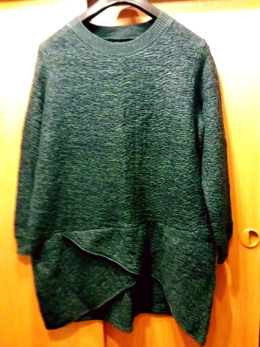 Свитер-туника теплая 54 размер.