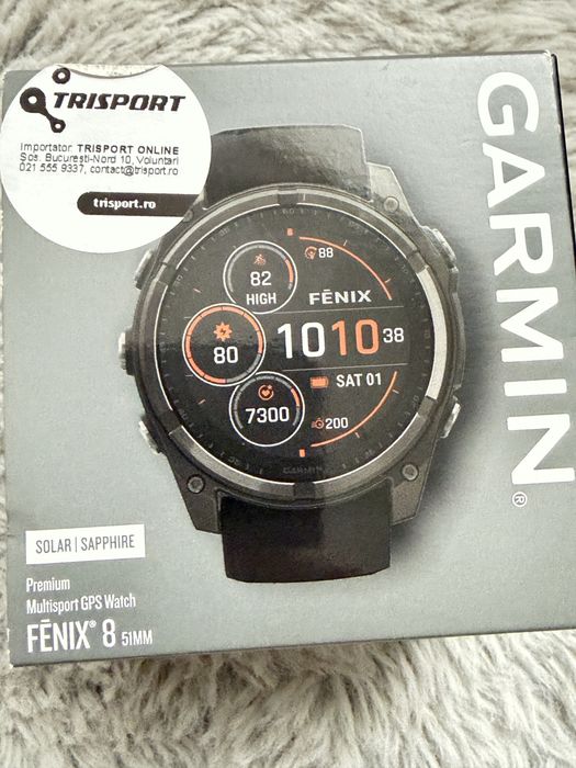 Garmin Fenix 8 Solar Sapphire Titanium 51 mm