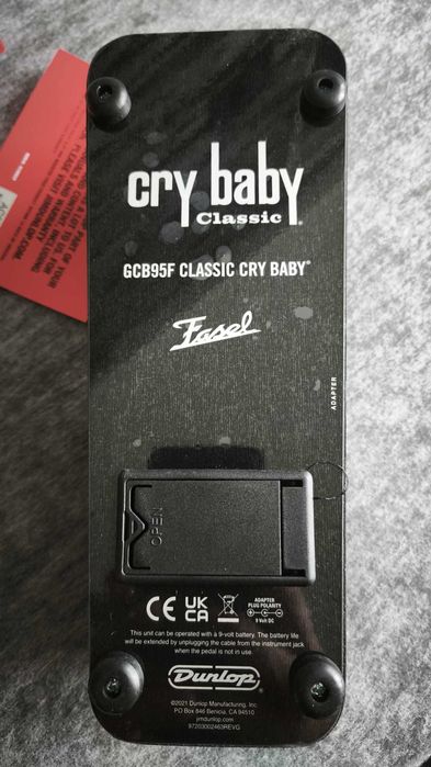 Pedale chitara Dunlop Cry Baby GCB-95F Classic Wah VOX 847 - GARANTIE