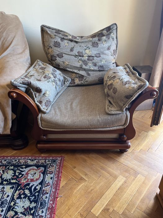 Кресло - масивно дърво