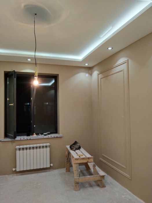 Кафель ПВХ панел бамбук панели Квартира ремонт под ключ