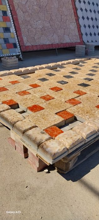 Брусчатка Мраморная Лакированная