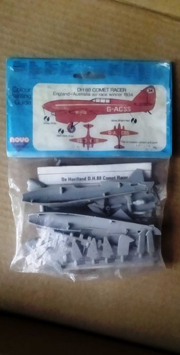 модель самолёта DH-88 Comet 1/72 FROG Ташкент СССР учебный макет