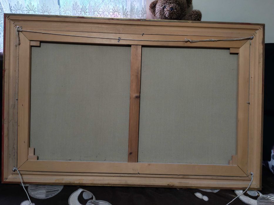 Tablou Mare Ulei Nud - Ramă Foiță Aur