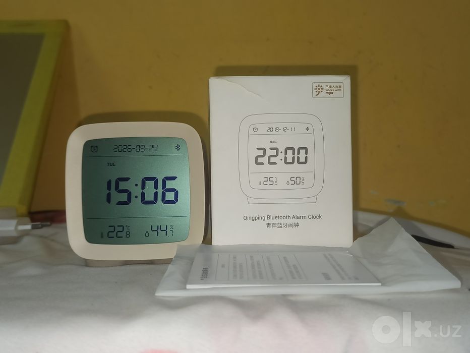 Xiaomi Qingping Smart соат будилник (Термометр)
