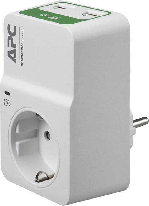 Предпазител, контакт от пренапрежение 2x USB, 2 модела, Германия