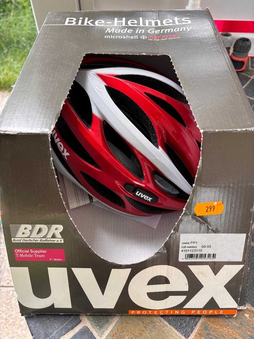 Cască Ciclism/Șosea Profesională UVEX FP1 - Made in Germany, Mărimea 50-55 cm