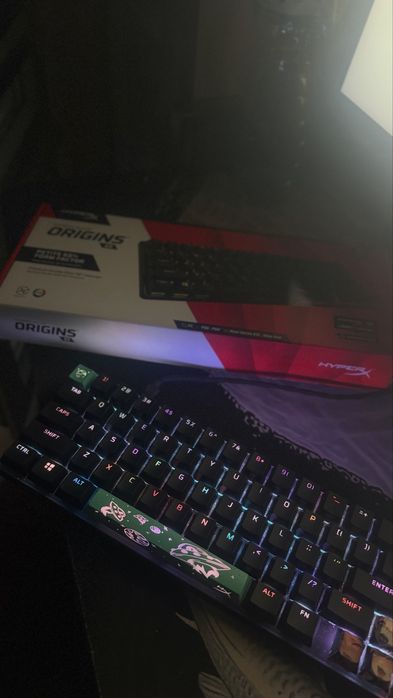 HyperX alloy origins 65 aqua , клавиатура