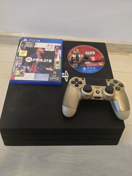 Playstation 4 PRO, 1TB, RDR2, FIFA 21