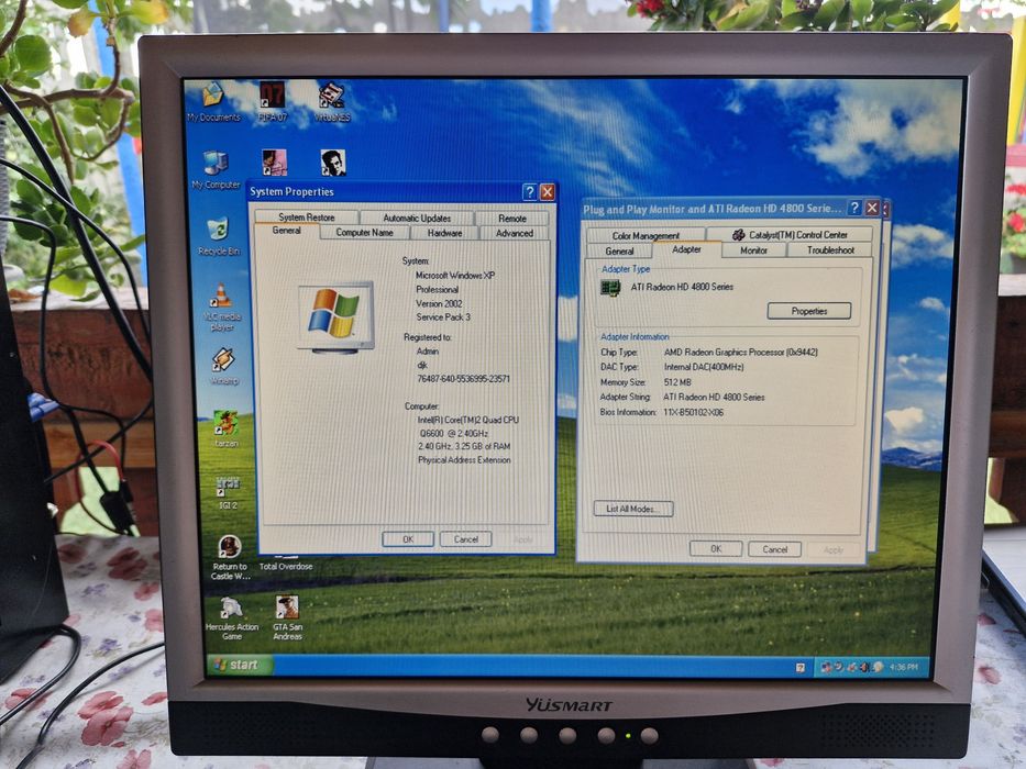Pc retro cu jocuri si muzica  Windows xp