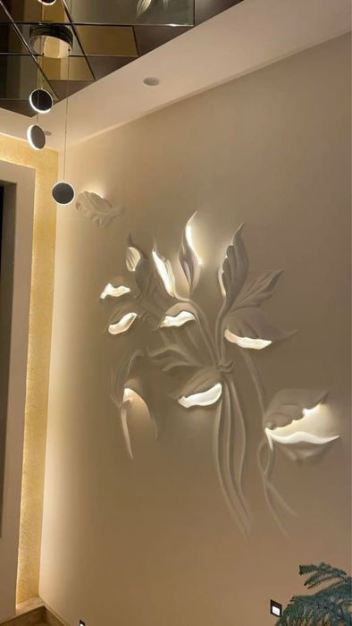 Барелеф 3д стены