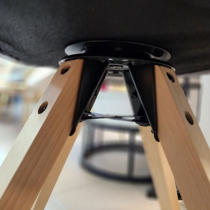 SS21! NOU Set 4 scaune rotative catifea