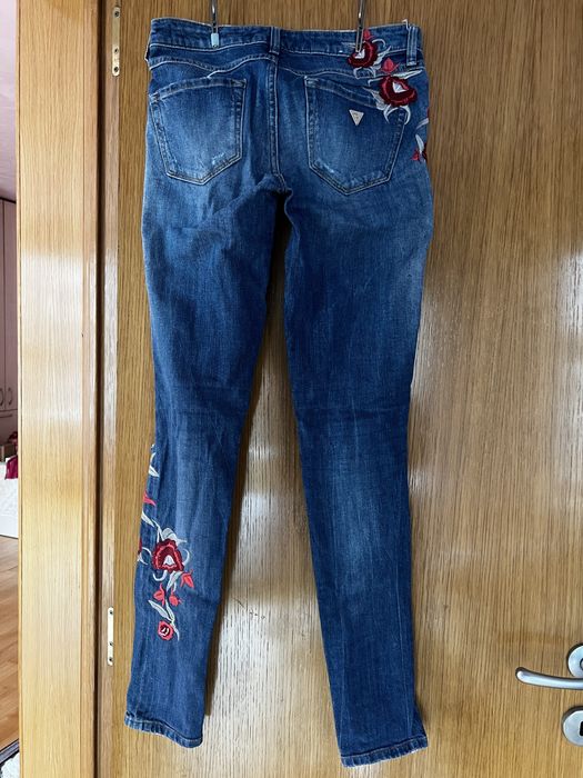 Guess Ембродирани дънки, р-р 29