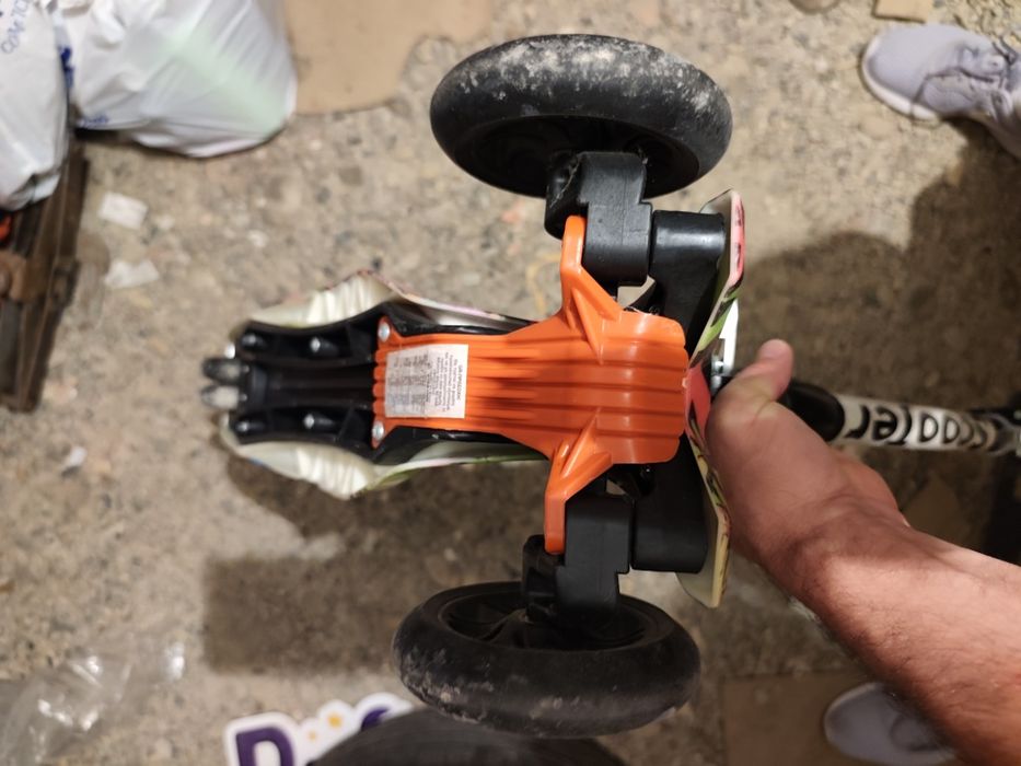 Trotinetă copii, roți silicon