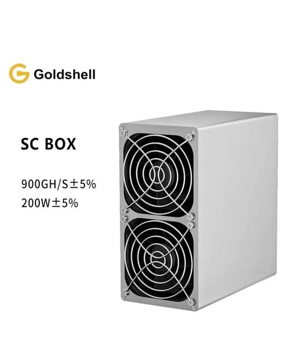 Goldshell SC Box Asic miner Bitcoin Blake2b XBT 2 броя Над 6 USD печалба на ден!
