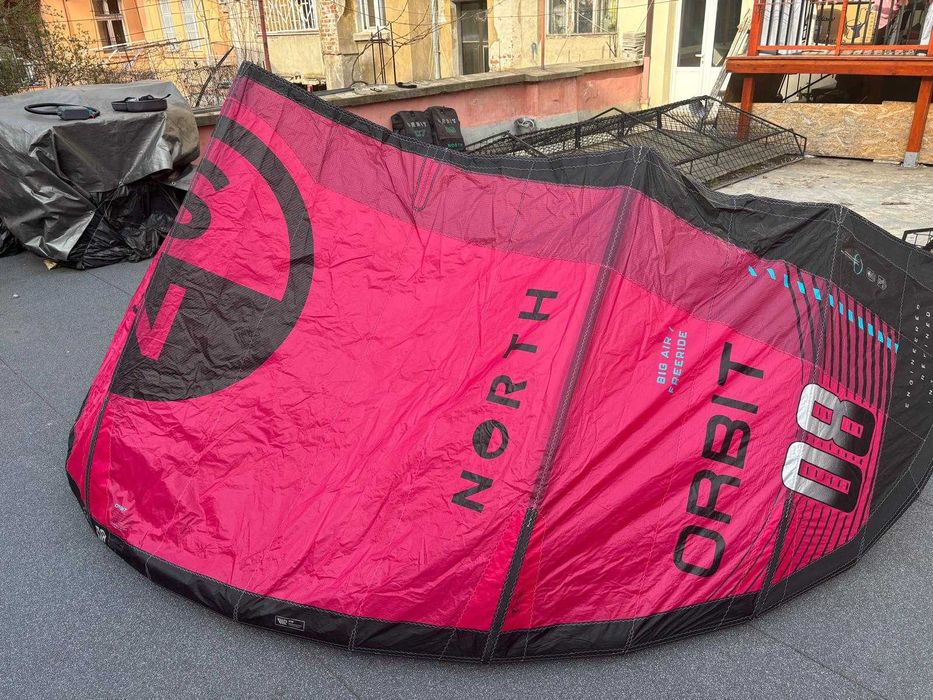 North Orbit 8m 2025 — кайт, Big Air, много добро състояние