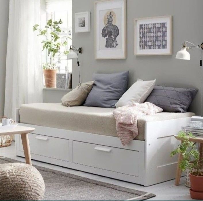 Pat 80/190 sau dublu 160/190 Canapea divan extensibil